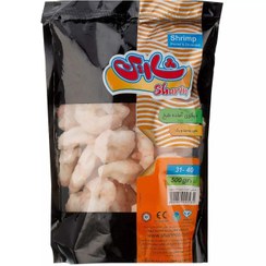 تصویر میگو منجمد شارین ۵۰۰ گرم رگ گیری شده 