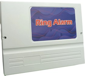 تصویر پک کامل دو چشمی دزدگیر اماکن سیمکارتی رینگ آلارم اقتصادی Full pack of two-eye burglar alarm, sim card, economic ring alarm