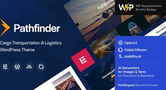 تصویر Pathfinder - Cargo Transportation &amp; Logistics WordPress Theme 