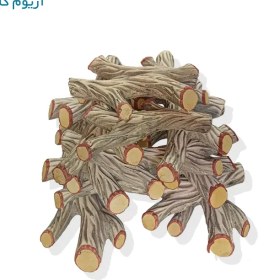 تصویر هیزم شومینه طرح رابین 