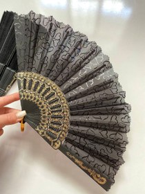 تصویر بادبزن پارچه ای 