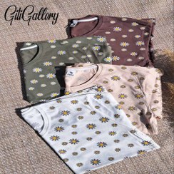 تصویر تیشرت طرح بابونه 