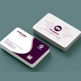 تصویر طرح لایه باز کارت ویزیت دو رو دورگرد برای تمام مشاغل 4577 