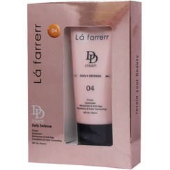 تصویر دی دی کرم لافارر انواع پوست شماره 04 بژ طبیعی Lafarrerr Daily Defense DD Cream