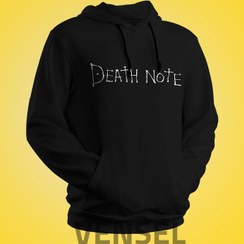 تصویر هودی مشکی طرح انیمه Death Note | استایل انیمه و مفهومی | کد A038 death-note-hoodie-a038