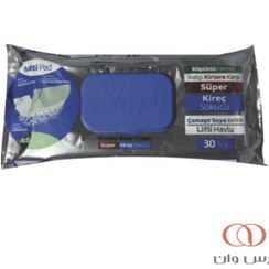 تصویر دستمال مرطوب شیرآلات 30 برگی اسلیپی 