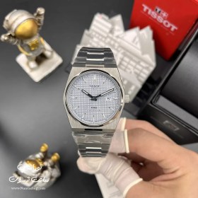 تصویر ساعت مردانه تیسوت PRX کوارتز صفحه آبی روشن جدید TISSOT PRX تیسوت ( tissot )