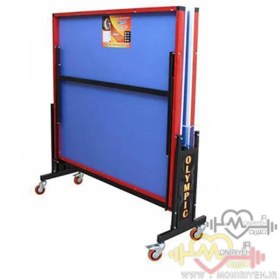 تصویر میز پینگ پنگ ۴ چرخ ملامینه مدل D2 