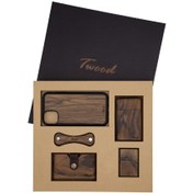 تصویر پک ست جاسیگاری-فندک-جاکارتی-قاب آیفون- جاکلیدی چوبی 