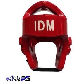 تصویر کلاه تکواندو تزریقی IDM رنگ قرمز سایز ایکس لارج xl 