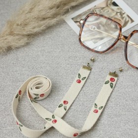 تصویر بند عینک طرح گل 