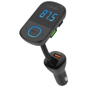 تصویر شارژر فندکی و پخش کننده بلوتوث الدینیو مدل C705Q Bluetooth FM Transmitter توان 43 وات 