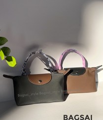 تصویر کیف کوچک پاسپورتی اقتصادی مدل لانگ چمپ - قهوه ای 