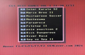 تصویر Commodore 64 / 128 Cartridge mit 34 Spielen und 7 Programmen 