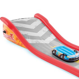 تصویر سرسره بادی بزرگ Racing fun slide اینتکس intex 57167