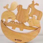 تصویر ماه تعادلی چوبی (فیکا کیدز) 