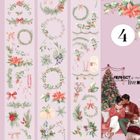 تصویر پک واشی استیکرشفاف کری.سم.س قرمز - 1 