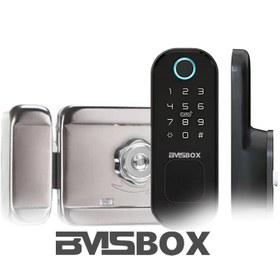 تصویر قفل هوشمند دیجیتال اثر انگشتی برند BMSBOX مدل SLV101 