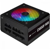 تصویر پاور کامپیوتر CX550F RGB کورسیر 550 وات ا Corsair CX550F RGB Fully Modular Power Supply Corsair CX550F RGB Fully Modular Power Supply