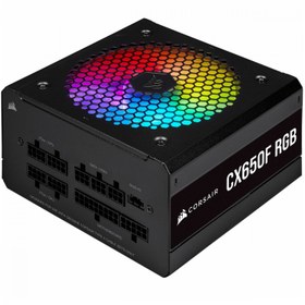 تصویر پاور CX650F RGB کورسیر 650 وات ا Corsair CX650F RGB Fully Modular Power Supply Corsair CX650F RGB Fully Modular Power Supply