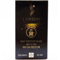 تصویر کرم ضد آفتاب رنگی لانسون SPF50 مناسب پوست های چرب حجم 40 میلی لیتر 
