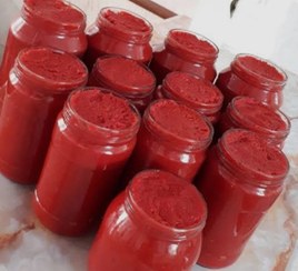 تصویر رب گوجه فرنگی امین، وزن خالص ۱/۲۰۰ کیلو گرم درجه یک 