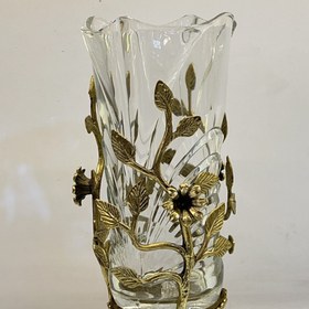 تصویر گلدان رومیزی گل رز 