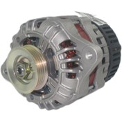 تصویر دینام کامل تیبا پراید یورو 4 با فولی شیاری کروز 90 آمپر -ایسکرا 