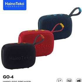 تصویر اسپیکر بلوتوثی قابل حمل هاینو تکو مدل Haino Teko GO 4 - با باتری ۱۰ ساعته و صدای قدرتمند Haino Teko GO 4 Portable Bluetooth Speaker - Multi-functional with 10-Hour Battery Life