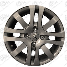 تصویر رینگ اسپرت سایز 15 کد صلیبی دودی نیریز ( پژو405،پژو پارس،سمند،دنا ) Wheel 15 Inch