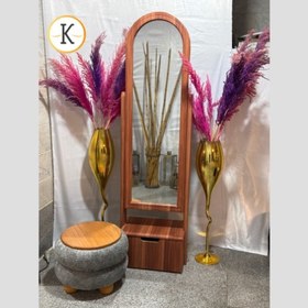 تصویر آینه قدی تک کشو 