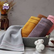 تصویر حوله دستی بهباف آذر مدل هاریکا سایز 60×30 سانتی‌متر 