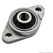 تصویر یاتاقان KFL08 قطر 8 میلیمتر ساخت چین KFL08 flange bearing with pillow block 8mm