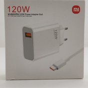 تصویر شارژر شیائومی ۱۲۰ واتی MDY-13-EE اصل + کابل ۲ پین Xiaomi 120W Charging Combo MDY-13-EE