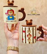 تصویر ماگ خرسی طرح تدی کد 3299 