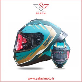 تصویر کلاه کاسکت SMK TYPHOON فک ثابت 