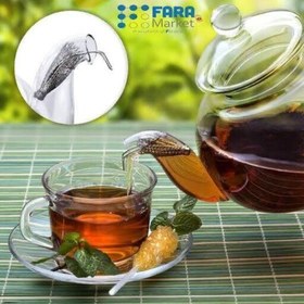 تصویر چای صاف کن چتری اصل تمام استیل مخصوص قوری و کتری 