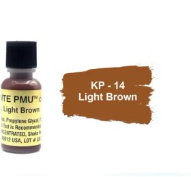 تصویر رنگ تاتو کی پی – kp 14 light brown 