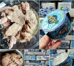 تصویر کنسرو ماهی درروغن ۱۸۰ گرمی ارزان 