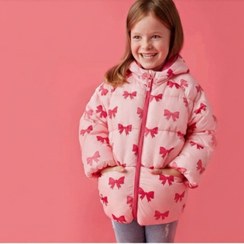 تصویر کاپشن دخترانه کلاهدار little kids - ۸-۹ سال 