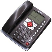 تصویر تلفن رومیزی تیپ تل مدل 6228رنگ بژ و5حافظه سریع و گارانتی NaderServis 