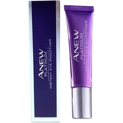 تصویر کرم بوتاکس فوری زیر چشم آونAVON حجم 15 میل ANEW PLATINUM INSTANT EYE SMOOTHER AVON