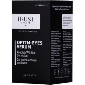 تصویر سرم لیفت کننده و ضد چروک دور چشم تراست اسمارت OPTIM - EYES SERUM TRUST SMART