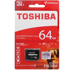 تصویر رم میکروTOSHIBA 90MG U3 C10 64G 