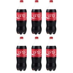 تصویر نوشابه کولا کوکاکولا مقدار 1.5 لیتر بسته 6 عددی Cocacola Cola Drink 1.5 Lit Pack of 6