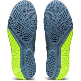 تصویر کفش تنیس مردانه اسیکس Asics Gel-Resolution 9 – طوسی/ سبز 