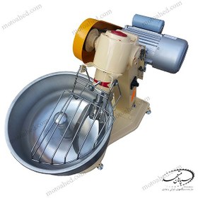 تصویر خمیرگیر 30 کیلویی پارو استیل 30 kg paddle steel dough mixer