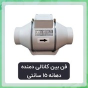 تصویر فن بین کانالی دمنده مدل VLN-15C2S5( دهانه 15 سانتی) 