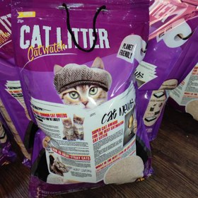 تصویر خاک گربه کت واچ ساده 8 کیلویی (فقط در تهران) CatWatch Cat Litter 8kg