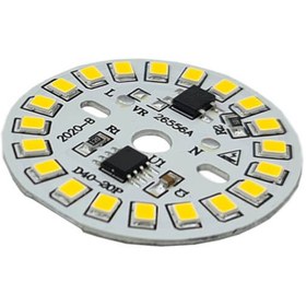 تصویر DOB LED گرد آفتابی 220V 9W با درایور (۲۲۰ ولت ۹ وات) 